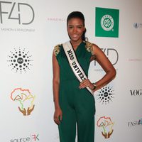 Leila Lopes en el almuerzo Fashion 4 Development's en Nueva York