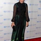 Mette-Marit de Noruega en una cena benéfica de la ONU en Nueva York