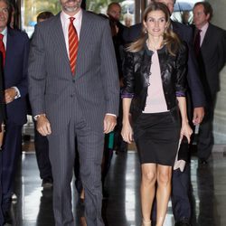 Los Príncipes Felipe y Letizia en la inauguración de la Asamblea de Municipios y Regiones de Europa