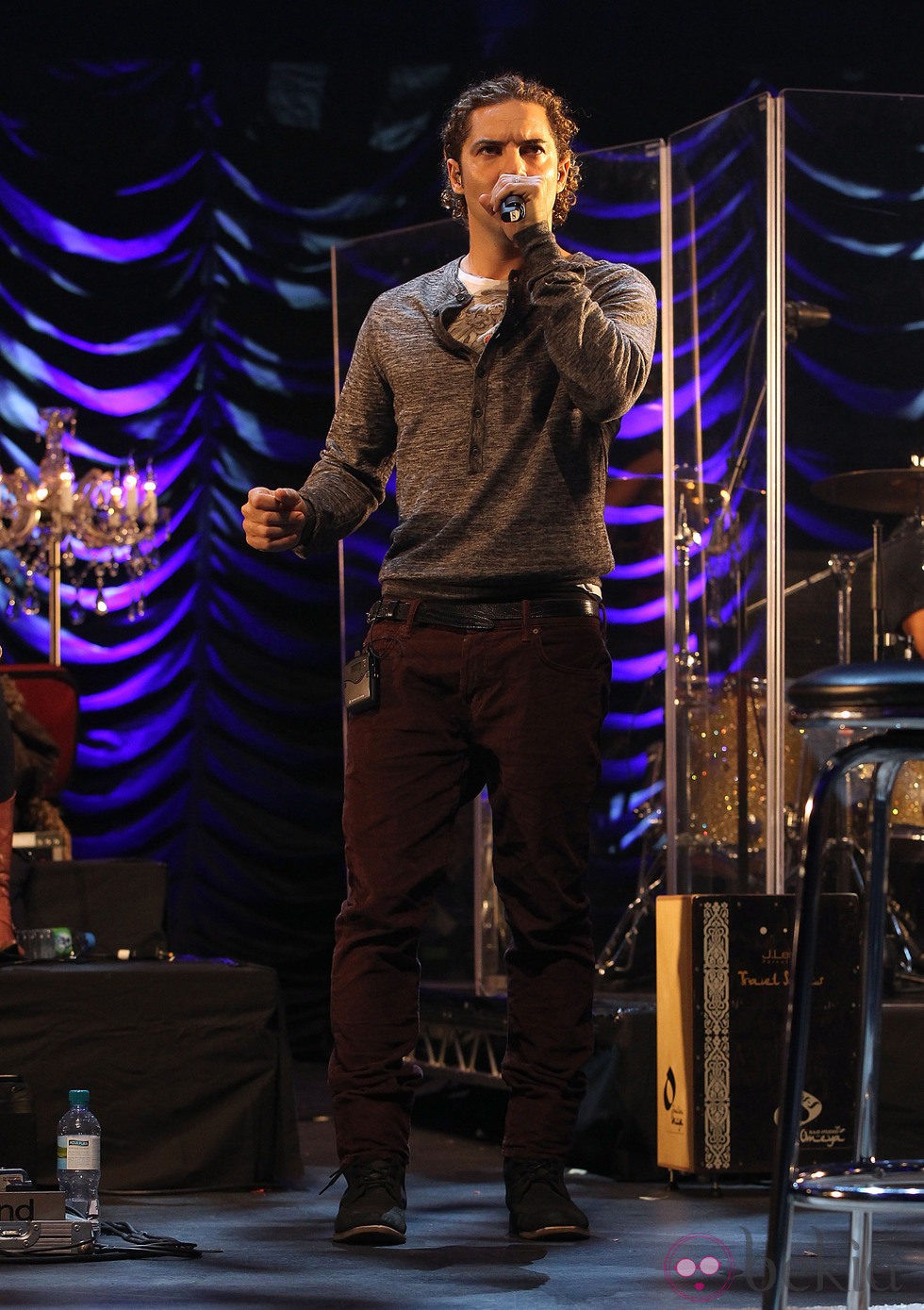 David Bisbal durante su concierto en el Albert Royal Hall de Londres