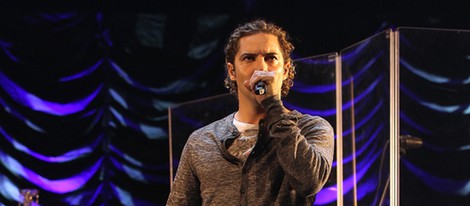 David Bisbal durante su concierto en el Albert Royal Hall de Londres