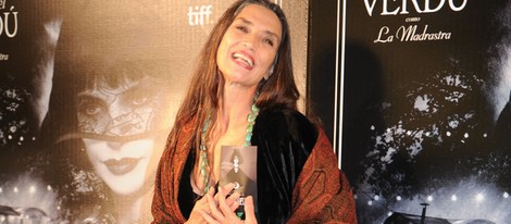 Ángela Molina en el estreno de 'Blancanieves' en Barcelona