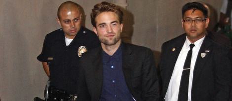 Robert Pattinson a la salida del programa de Jimmy Kimmel 