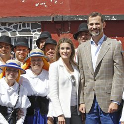 Los Príncipes Felipe y Letizia muy sonrientes en La Gomera