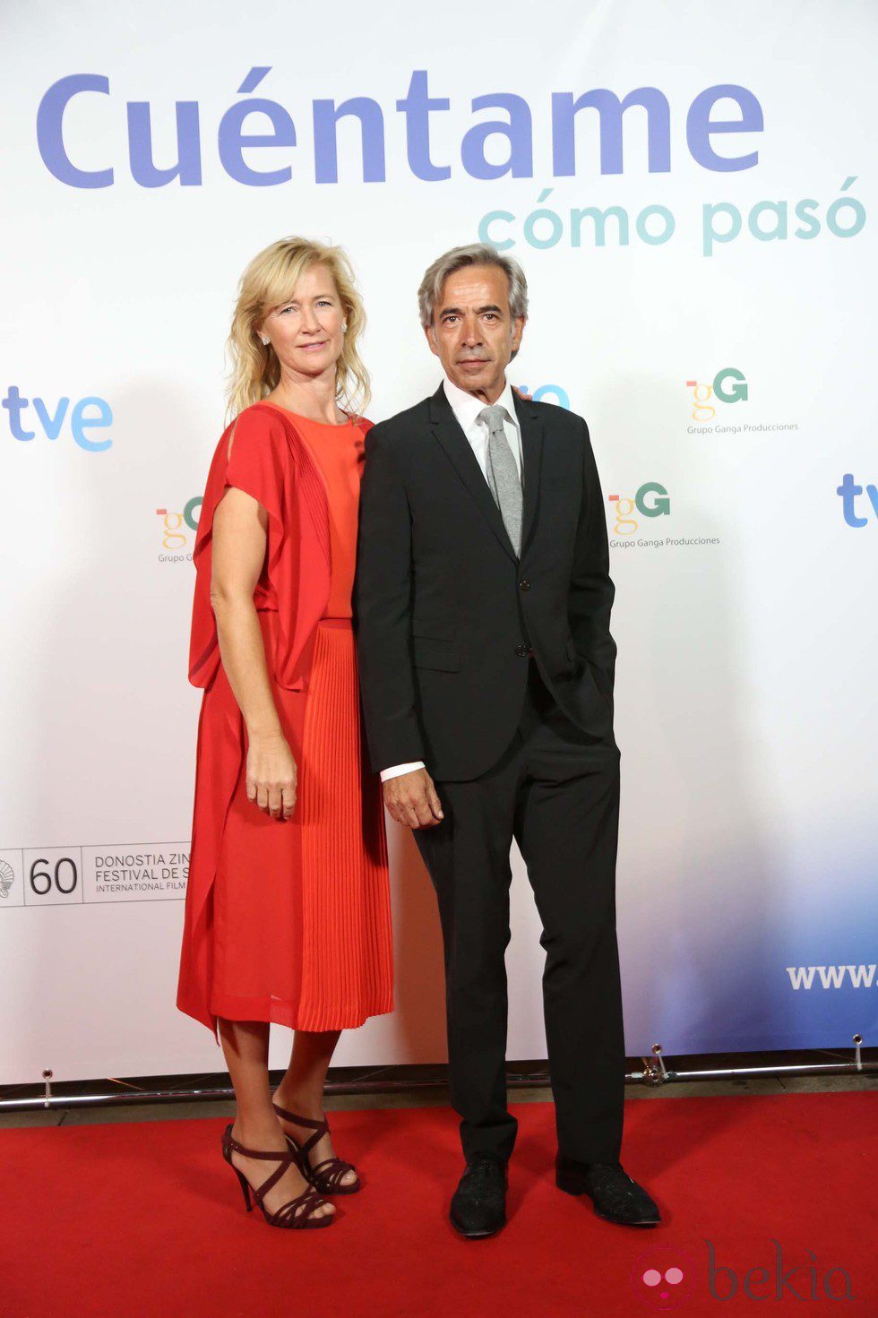 Ana Duato e Imanol Arias estrenan 'Cuéntame cómo pasó' en el Festival de San Sebastián 2012