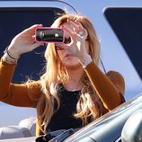 Lindsay Lohan, fotógrafa con su iPhone