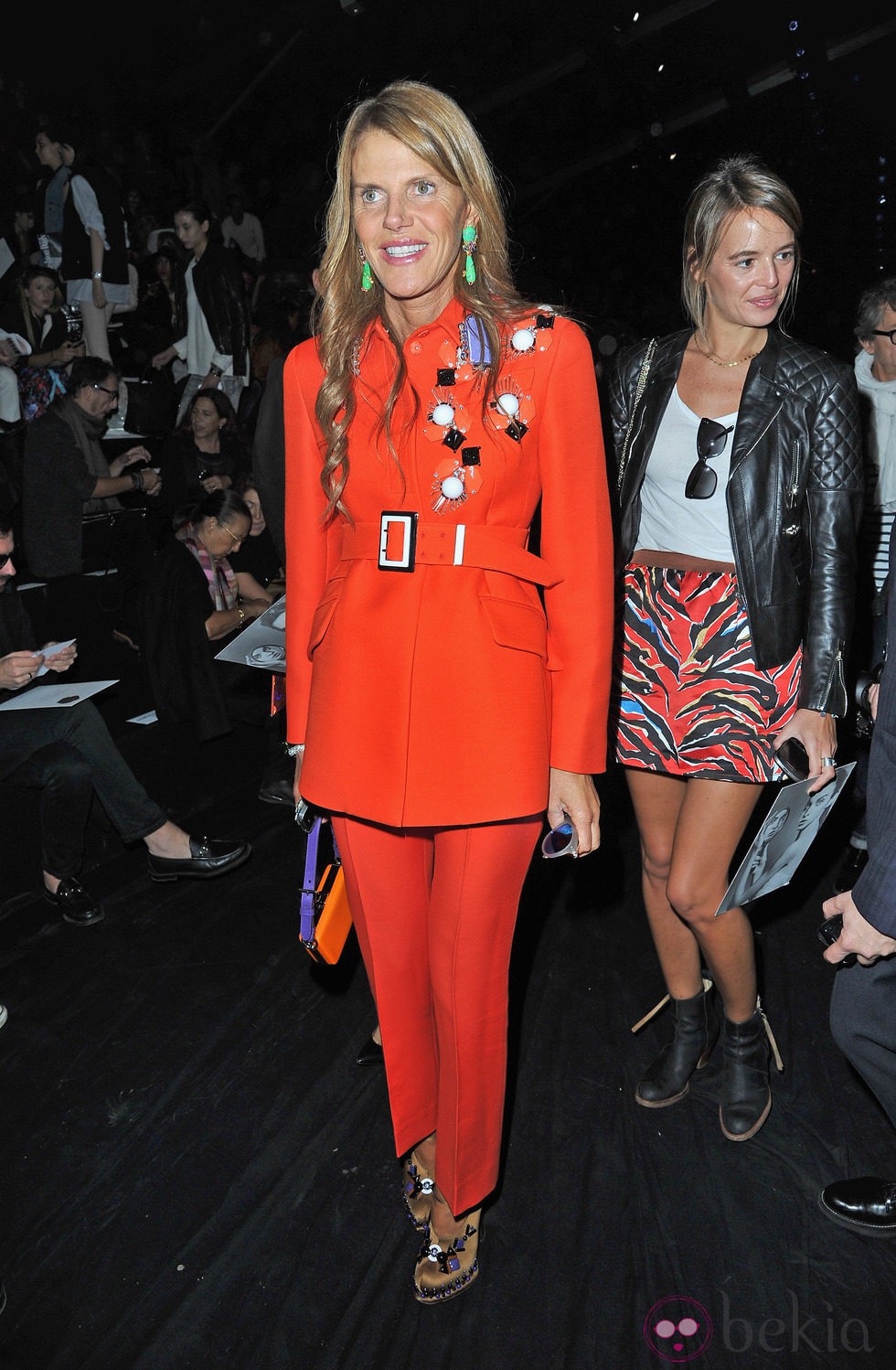 Anna Dello Russo en el front row de la Semana de la Moda de Paris