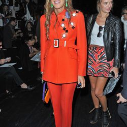 Anna Dello Russo en el front row de la Semana de la Moda de Paris