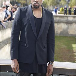 Kanye West en el desfile de Dior de la Semana de la Moda de París