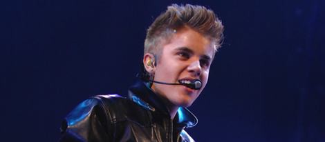 Justin Bieber durante su concierto en Las Vegas