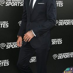 David Beckham en la presentación del canal Time Warner Sports