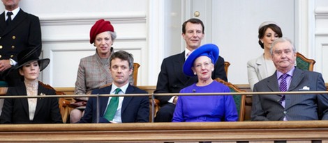 La Familia Real Danesa en la apertura del Parlamento