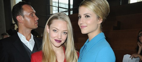 Dianna Agron y Amanda Seyfried con Miu Miu en la Semana de la Moda de París