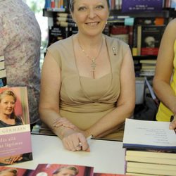 Anne Germain en la Feria del Libro de Madrid el pasado mes de junio de 2012