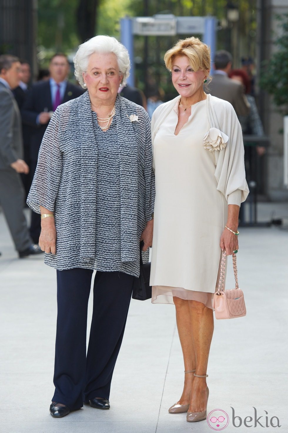 La Infanta Pilar y Carmen Cervera en el 20 aniversario del Museo Thyssen