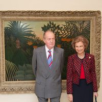 Los Reyes Juan Carlos y Sofía en el 20 aniversario del Museo Thyssen-Bornemisza