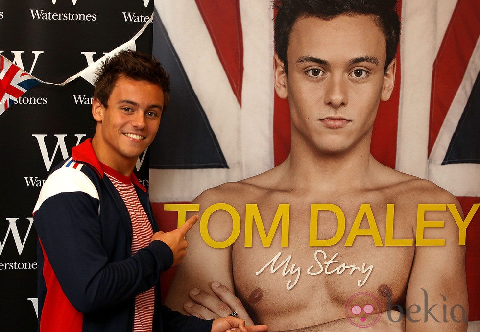 Tom Daley en la firma de su libro 'Tom Daley 'My Story'