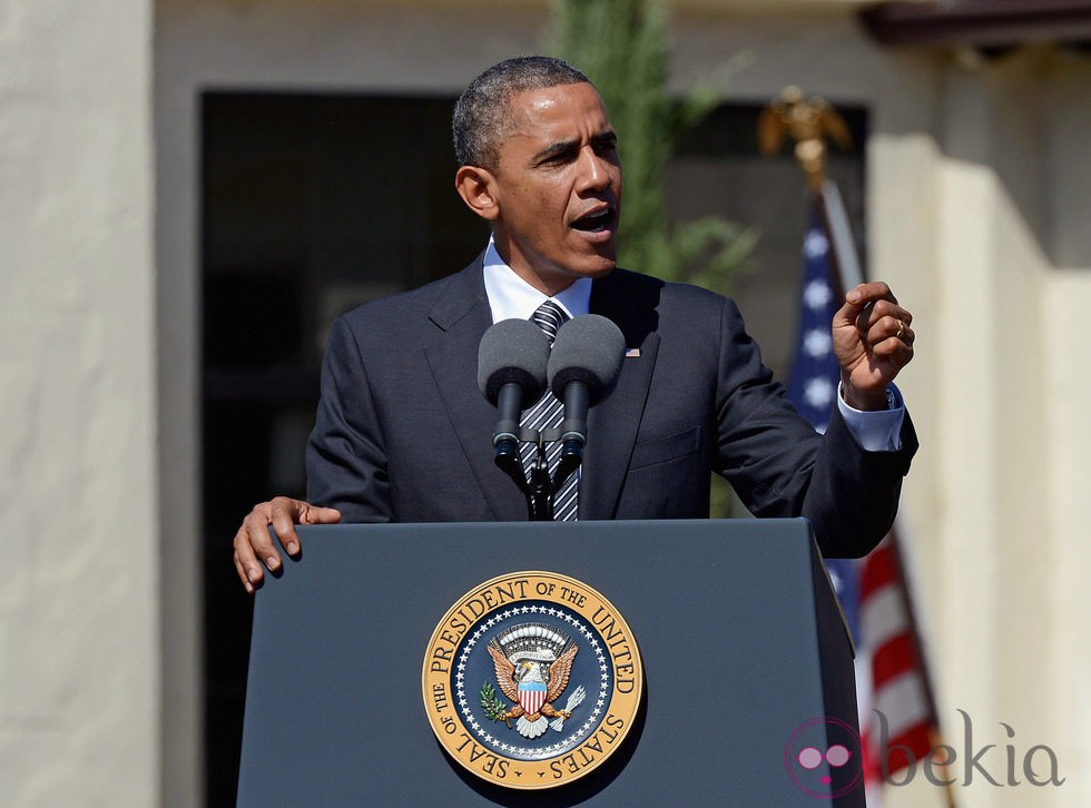 Barack Obama en el homenaje a César Chávez