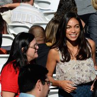 Rosario Dawson apoya a Barack Obama en un homenaje a César Chávez