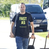 Andrés Iniesta se concentra con la Selección Española en Las Rozas