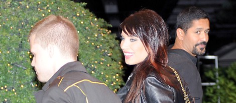 Pilar Rubio llegando al Hotel Villamagna de Madrid