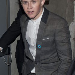 Niall Horan de One Direction con traje gris