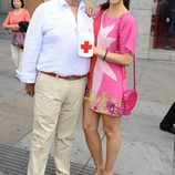 María Jesús Ruiz y su novio José María Gil el Día de la Banderita 2012