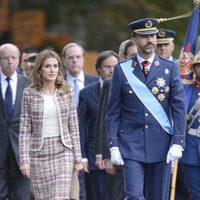 Los Príncipès Felipe y Letizia en el Día de la Hispanidad 2012