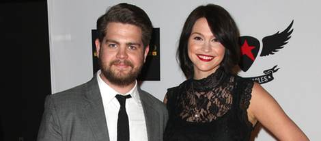 Jack Osbourne y Lisa Stelly juntos en un evento en California