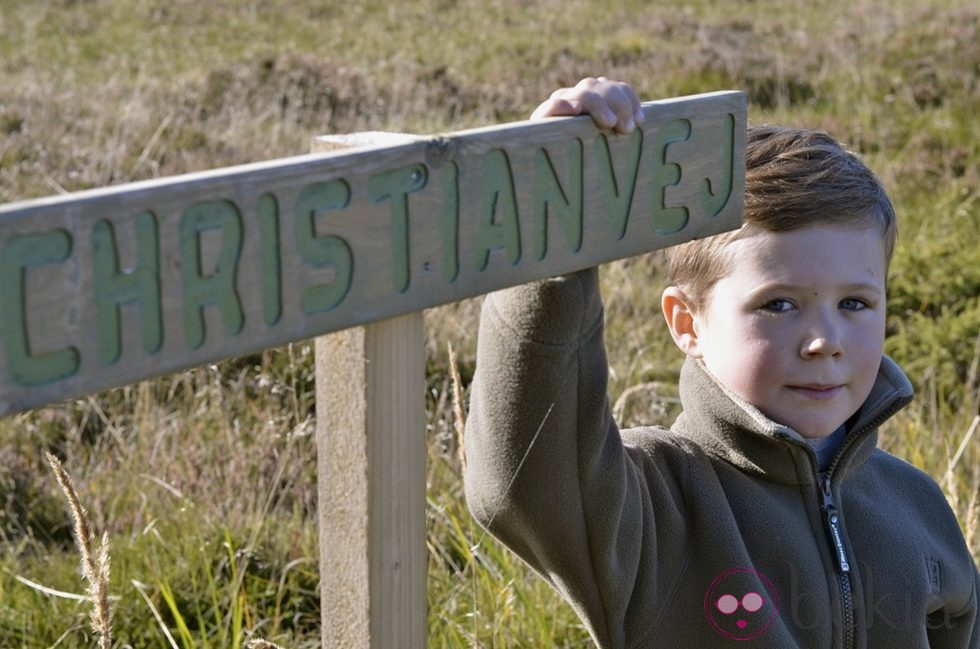 Christian de Dinamarca posa por su séptimo cumpleaños