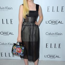 Elle Fanning en la gala Elle Women in Hollywood 2012