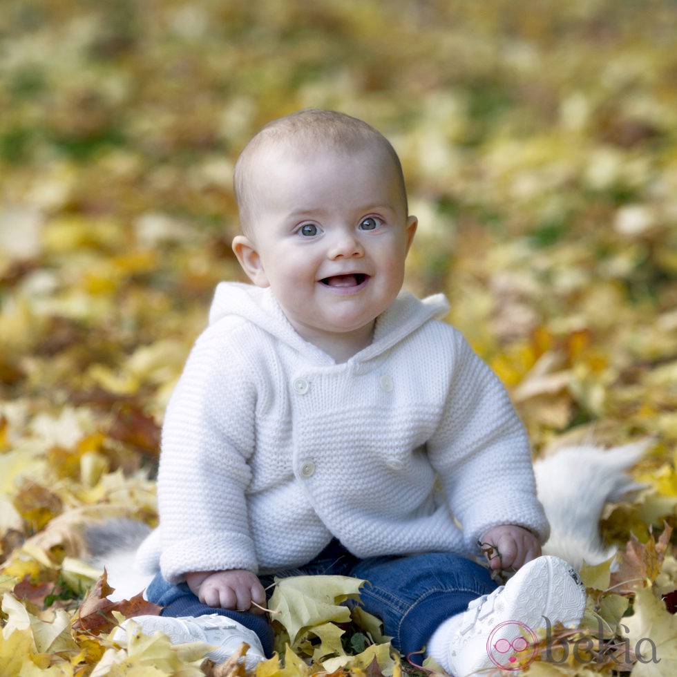 Estela de Suecia con 8 meses