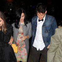 Katy Perry y John Mayer celebrando el 35 cumpleaños del guitarrista