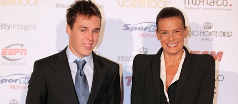 Louis Ducruet y Estefanía de Mónaco en la gala de los Golden Foot 2012