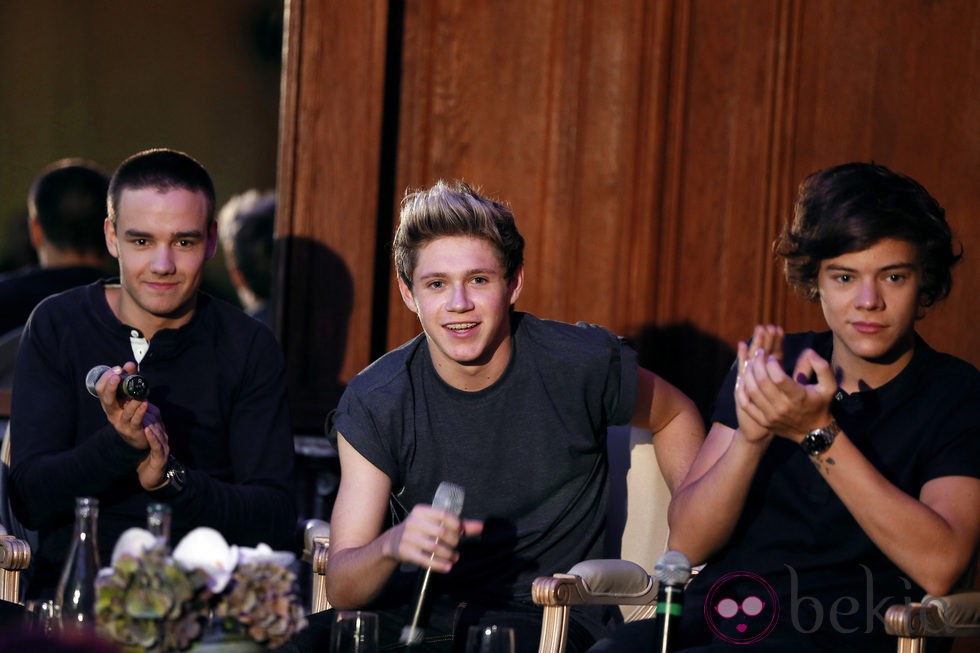 Liam Payne, Niall Horan y Harry Styles de One Direction