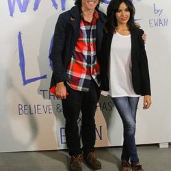 Juan Luis Suárez y Raquel del Rosario en la presentación de 'War of love' de Ewan