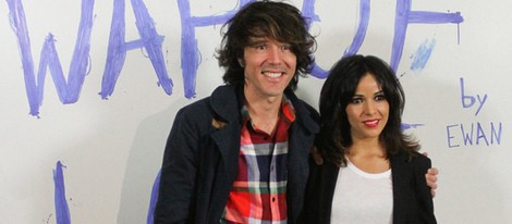 Juan Luis Suárez y Raquel del Rosario en la presentación de 'War of love' de Ewan