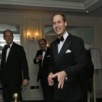 El Príncipe Guillermo en una cena benéfica de St. Giles en Londres