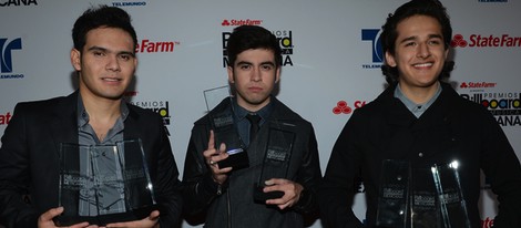 3BallMTY presentes en la gala de los premios Billboard Mexican Music Awards 2012