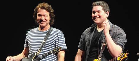 Eddie Van Halen y su hijo Wolfgang Van Halen