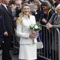 Stéphanie de Lannoy en su boda civil