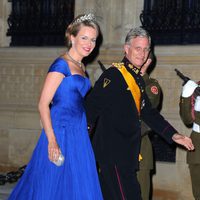 Felipe y Matilde Bélgica en la cena de gala previa a la boda de Guillermo y Stéphanie