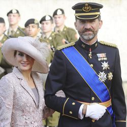 Los Príncipes de Asturias en la boda de Guillermo de Luxemburgo y Stéphanie de Lannoy