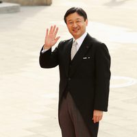 Naruhito de Japón en la boda de Guillermo de Luxemburgo y Stéphanie de Lannoy