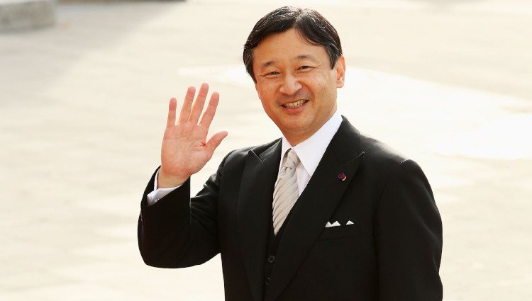 Naruhito de Japón en la boda de Guillermo de Luxemburgo y Stéphanie de Lannoy