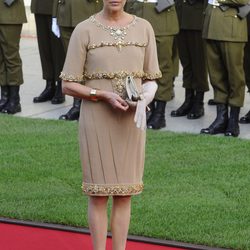 Carolina de Mónaco en la boda de Guillermo de Luxemburgo y Stéphanie de Lannoy