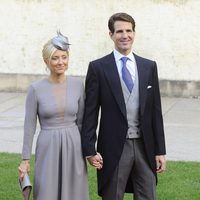 Pablo y Marie Chantal de Grecia en la boda de Guillermo y Stéphanie de Luxemburgo