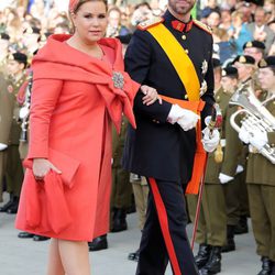 Guillermo de Luxemburgo llega a su boda con la Gran Duquesa María Teresa