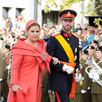 Guillermo de Luxemburgo llega a su boda con la Gran Duquesa María Teresa