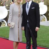 Victoria y Daniel de Suecia en la boda de Guillermo y Stéphanie de Luxemburgo